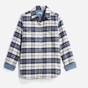 Button Down Flannel Shacket